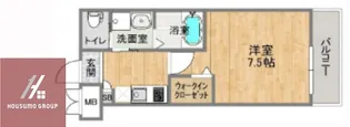 ワコーレヴィータ関目WEST【205号室】の間取り