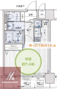 エイペックス中之島南【9階】の間取り