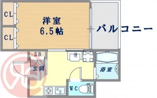 メゾンリビエール【4階】の間取り