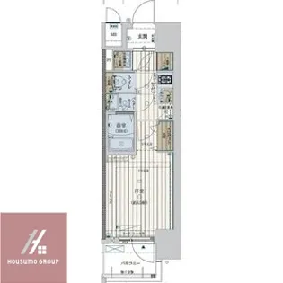 ファーストフィオーレ新町ファジスタ【8階】の間取り