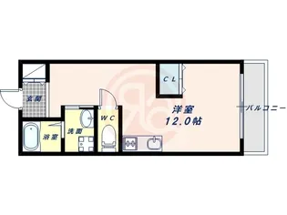 ライフデザイン江戸堀【5階】の間取り