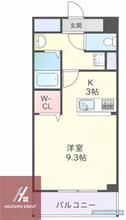 グリーンハウスウエコー【8階】の間取り