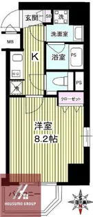 エスライズ天満橋【1101号室】の間取り