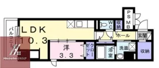クレイン・レジデンス【401号室】の間取り