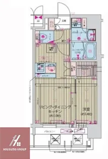 プレリス鶴見緑地グランガーデリア【7階】の間取り