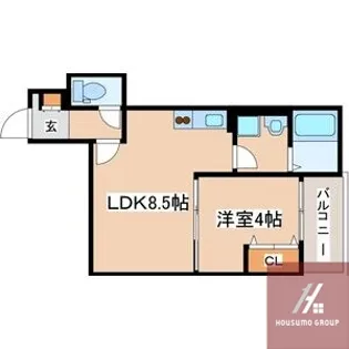 SERIRIA COMFORT:ABIKO【3階】の間取り