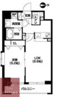 アーバネックス南森町【4階】の間取り