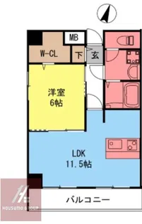 グランコート【4階】の間取り