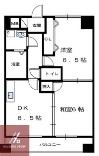 グランパレス鶴見【3階】の間取り