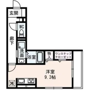 エストドミール野田【1階】の間取り