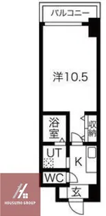 ラ・フォーレ東天満【7階】の間取り