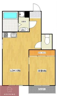 マンション武蔵【20号室】の間取り