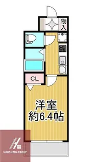 エステムコート梅田・天神橋リバーフロント【2階】の間取り