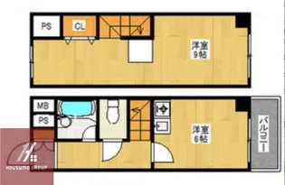 エフアール城東中央【4階】の間取り