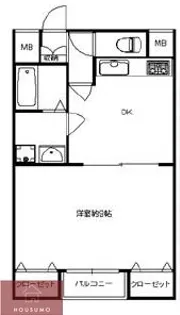ルミエール鴫野【3階】の間取り