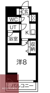 ONE ROOF FLAT TENJINBASHI【3階】の間取り