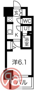 ファステート難波ヴィラント【9階】の間取り
