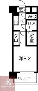 エスプレイスOSAKAベイシティ【8階】の間取り