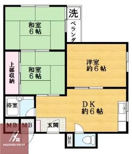 中島マンション【3階】の間取り