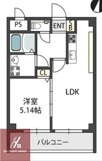 リバー21【5階】の間取り