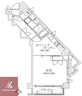 KAISEI 北梅田【4階】の間取り