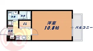 アーデン江戸堀【906号室】の間取り