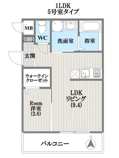アイズソーレ東住吉【3階】の間取り