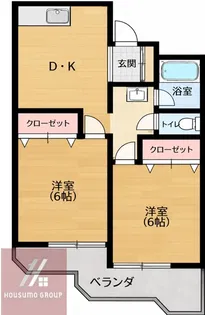シティライフ有萬【4階】の間取り