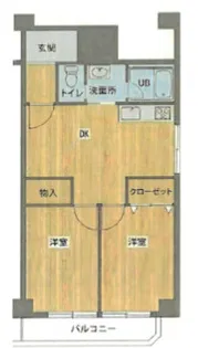 パークメゾン一刻館【2階】の間取り
