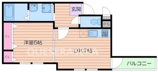フジパレス長居Ⅱ番館【2階】の間取り