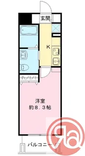 セレブコート弁天【5階】の間取り
