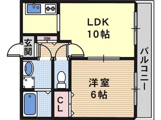 リュエルヴィラ【3階】の間取り