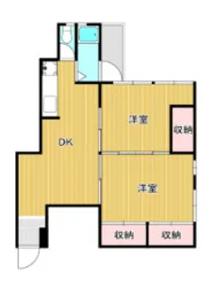 ヒグチビル【5階】の間取り