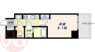 ファステート大阪ドームライズ【6階】の間取り