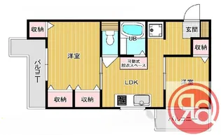 コーポイン美章園&河堀口【3階】の間取り