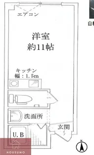 丸宗ビル アーバン御幸【2階】の間取り