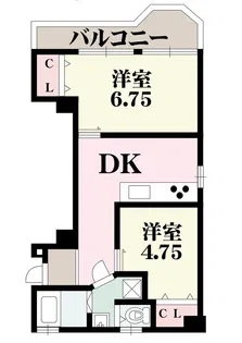 オリエントシティ天王寺【2階】の間取り