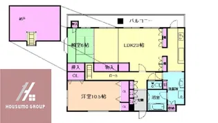 エミネンス梅田西【8階】の間取り