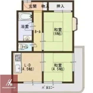 ライオンズ京橋【3階】の間取り