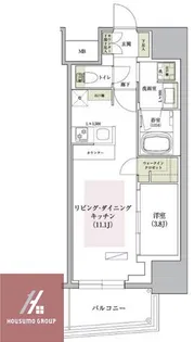 アーバネックス西天満II【2階】の間取り