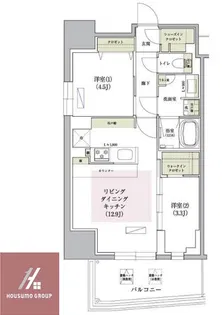 アーバネックス西天満II【2階】の間取り