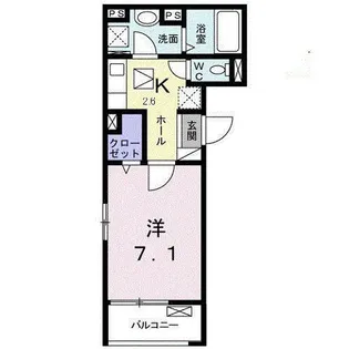リオン A【1階】の間取り