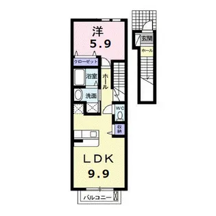 アーバンハイム【2階】の間取り