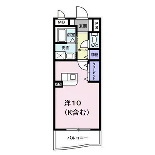 エーデルハイムローゼ【1階】の間取り