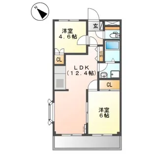 カナール【1階】の間取り