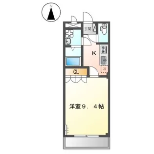 グローリアスⅡ番館【1階】の間取り