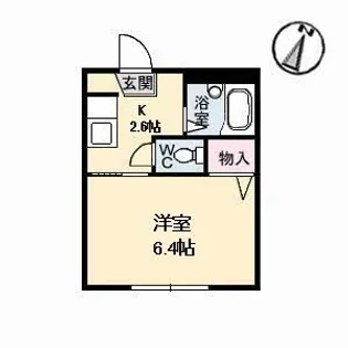 クレセント串山【2階】の間取り
