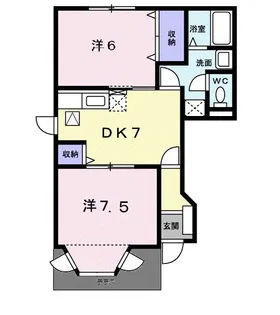 センチュリー21 E【1階】の間取り