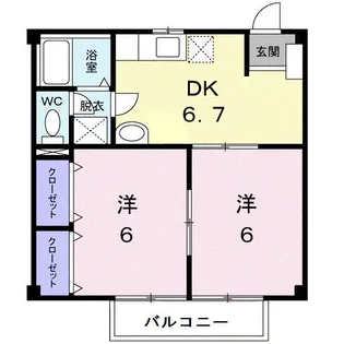 ニューシティMIKI【2階】の間取り