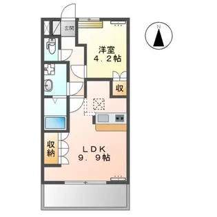 アドミレT−Ⅱ【1階】の間取り